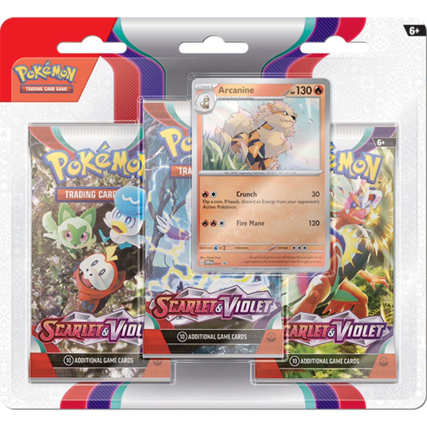 Pokemon Scarlet & Violet Base Set 3 Booster Pack Blister