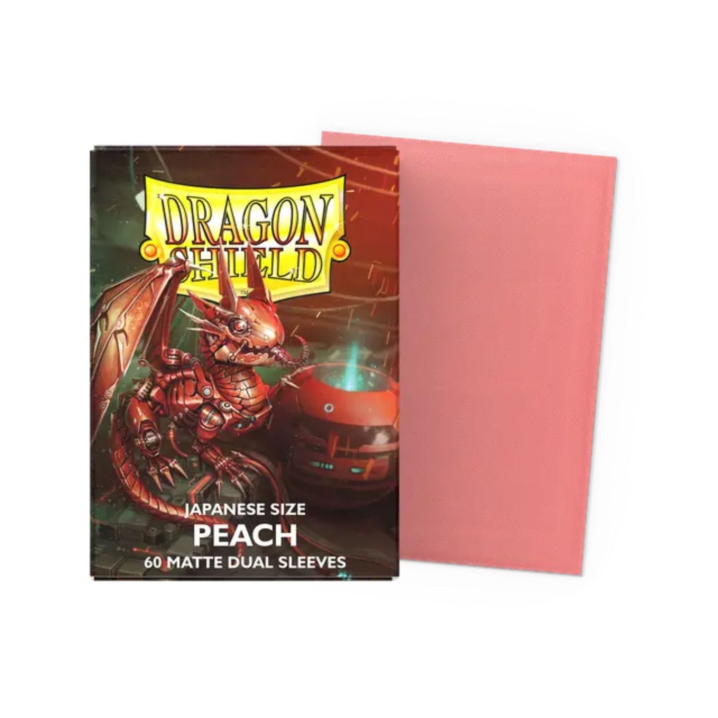 Dragon Shield Sleeves Japanese Dual Matte Peach Piip