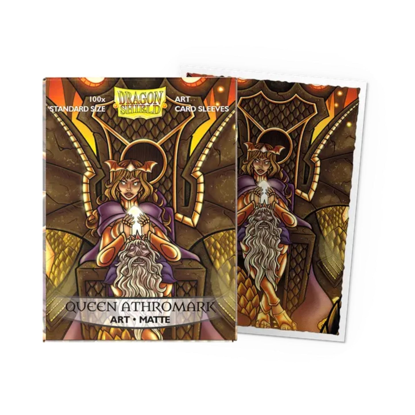 Dragon Shield Sleeves Standard Matte Queen Athromark Portrait Art