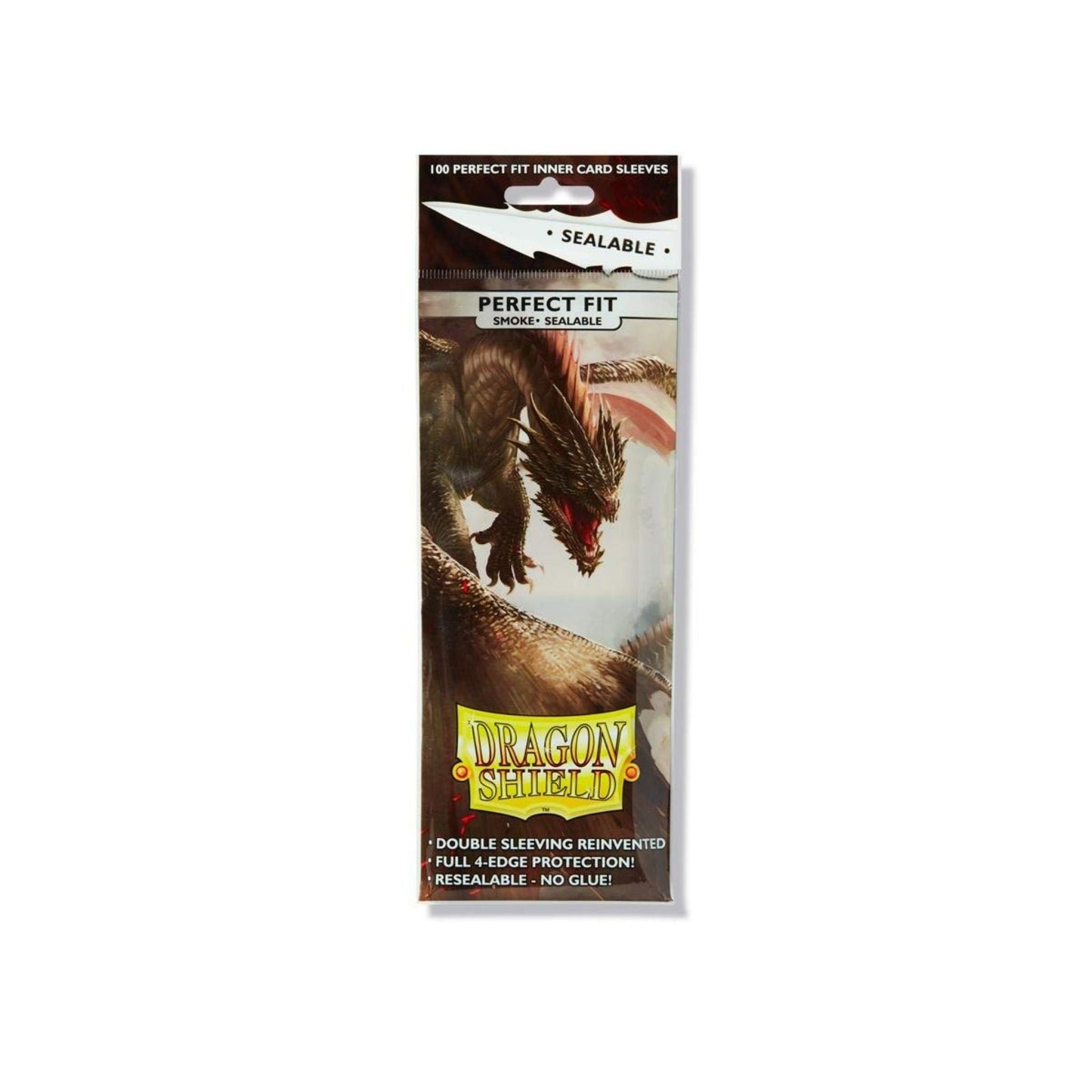 Dragon Shield Sleeves Perfect Fit Sealable Smoke