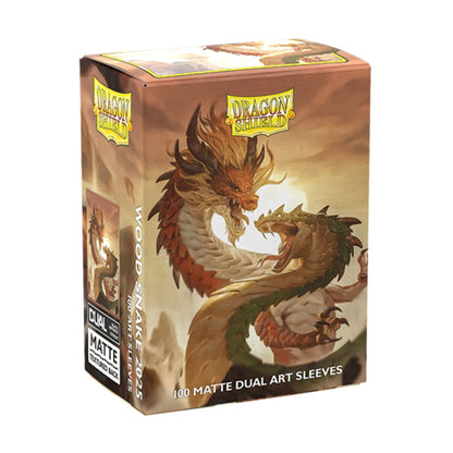 Dragon Shield Standard Dual Matte Wood Snake Sleeves