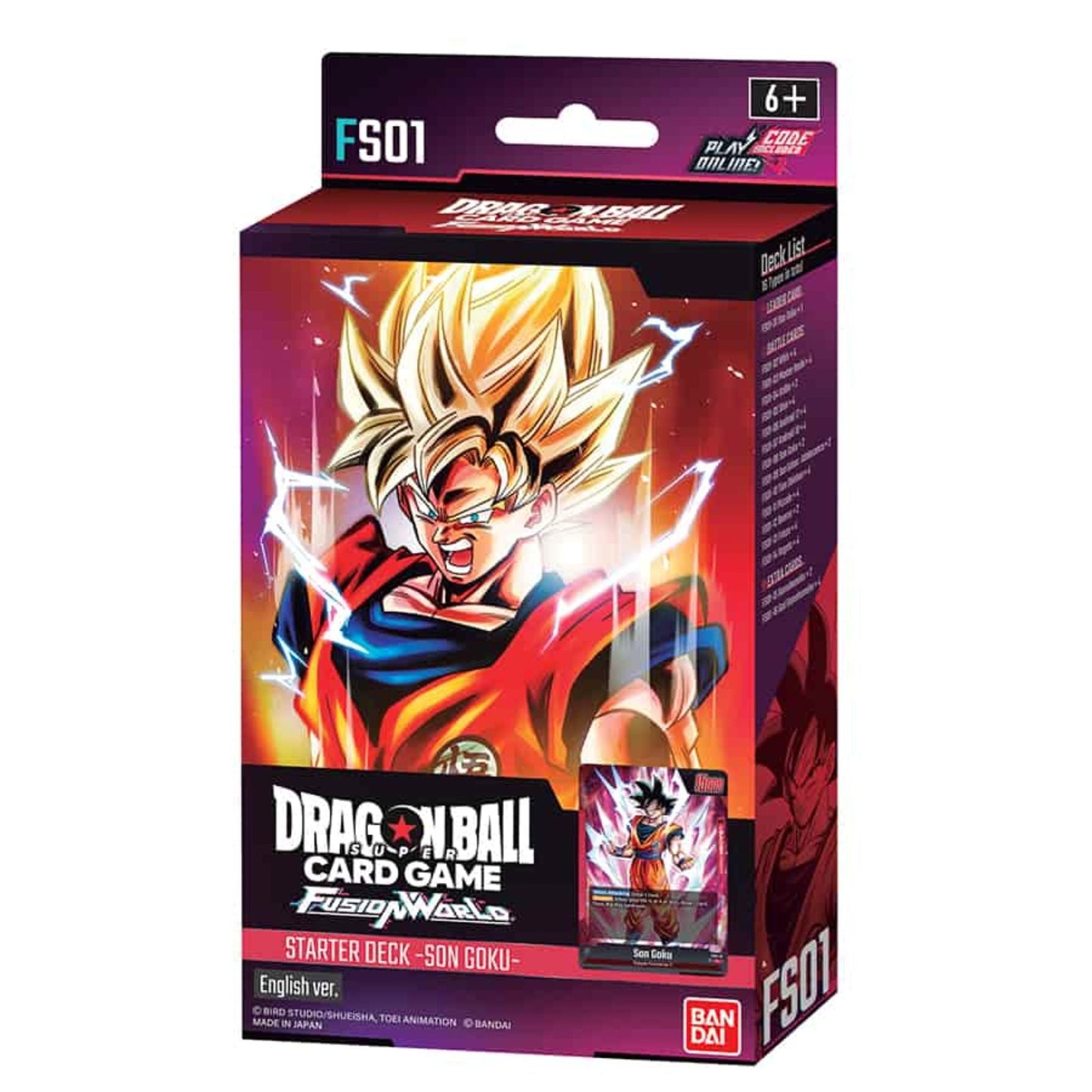 Dragon Ball Super Fusion World Son Goku Starter Deck