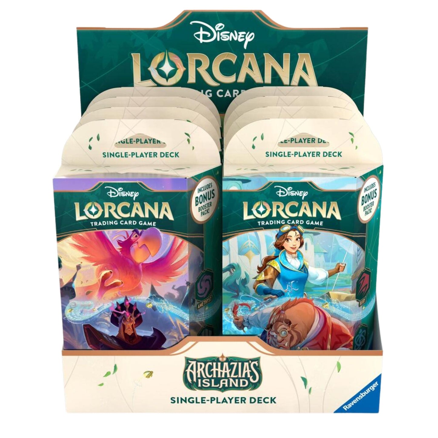 Disney Lorcana Archazia’s Island Starter Deck Display (8 Decks)