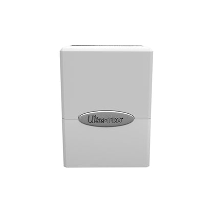 Ultra Pro Satin Cube 100+ Solid White Deckbox (Arctic)