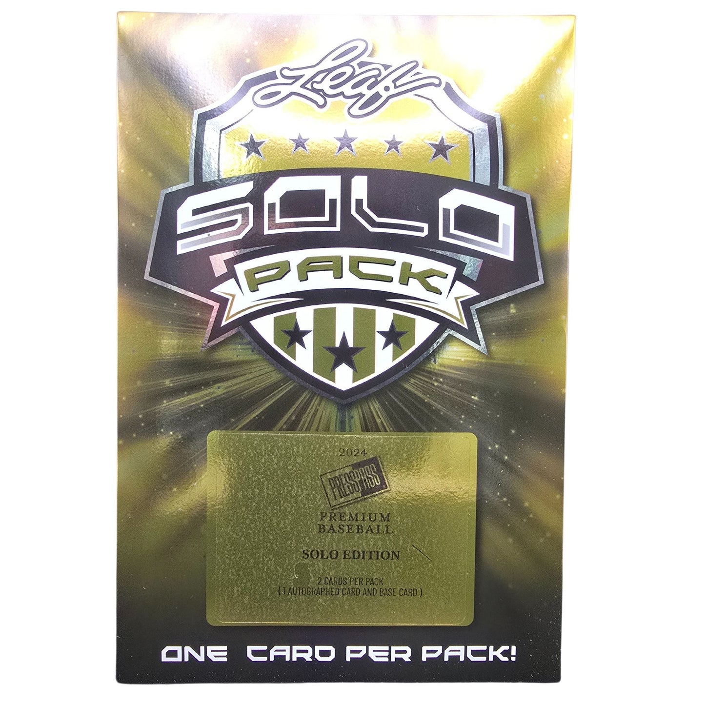 2024 Leaf Press Pass Premium Baseball Solo Edition