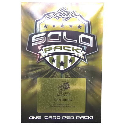2024 Leaf Press Pass Premium Baseball Solo Edition