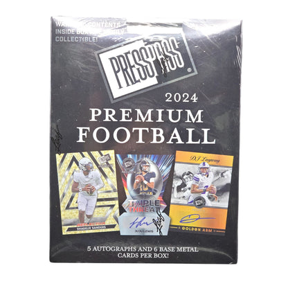 2024 Leaf Press Pass Premium Football Hobby Box