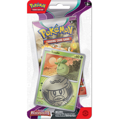 Pokemon Scarlet & Violet Paldea Evolved Checklane Blister