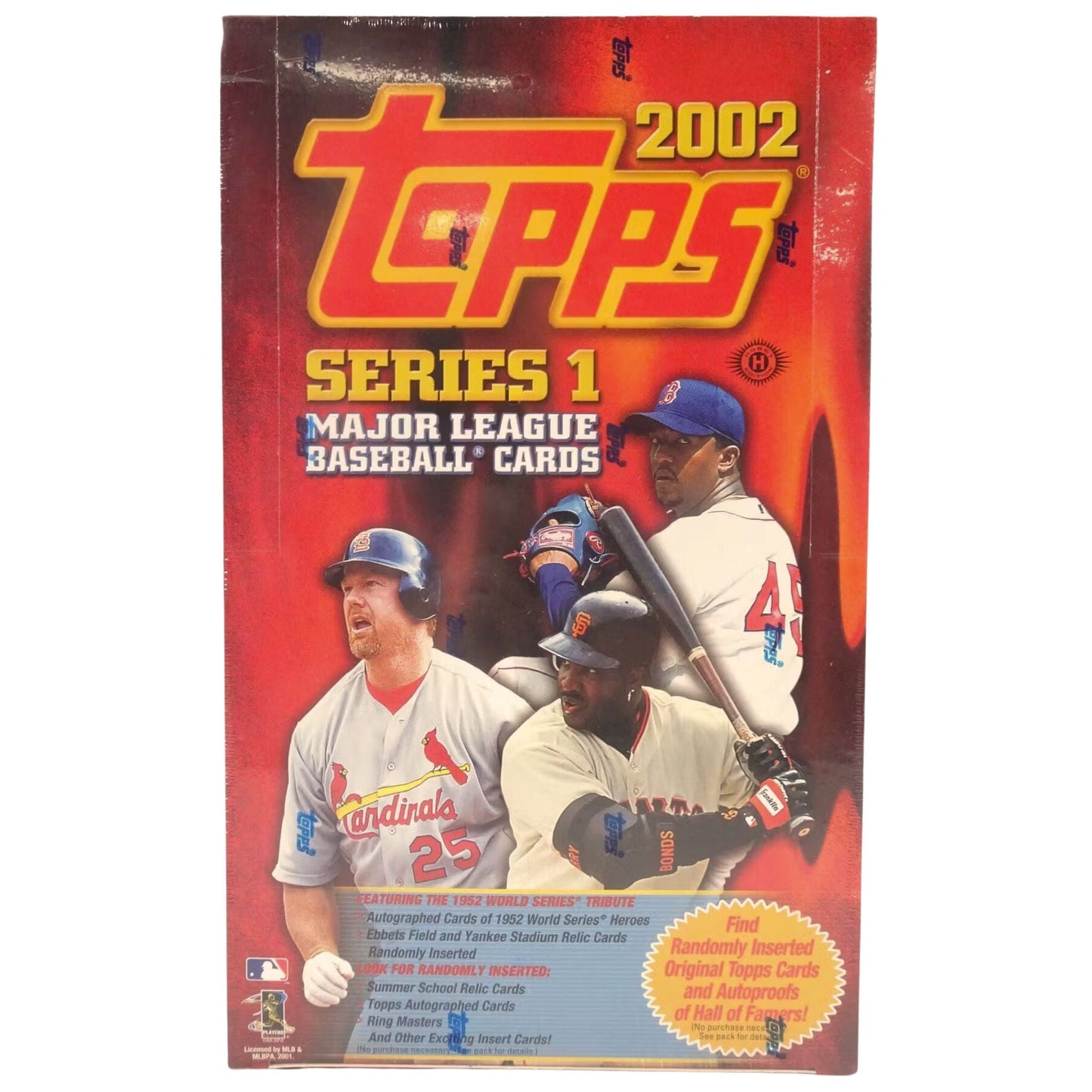 2002 Topps Series 1 Baseball Hobby Box