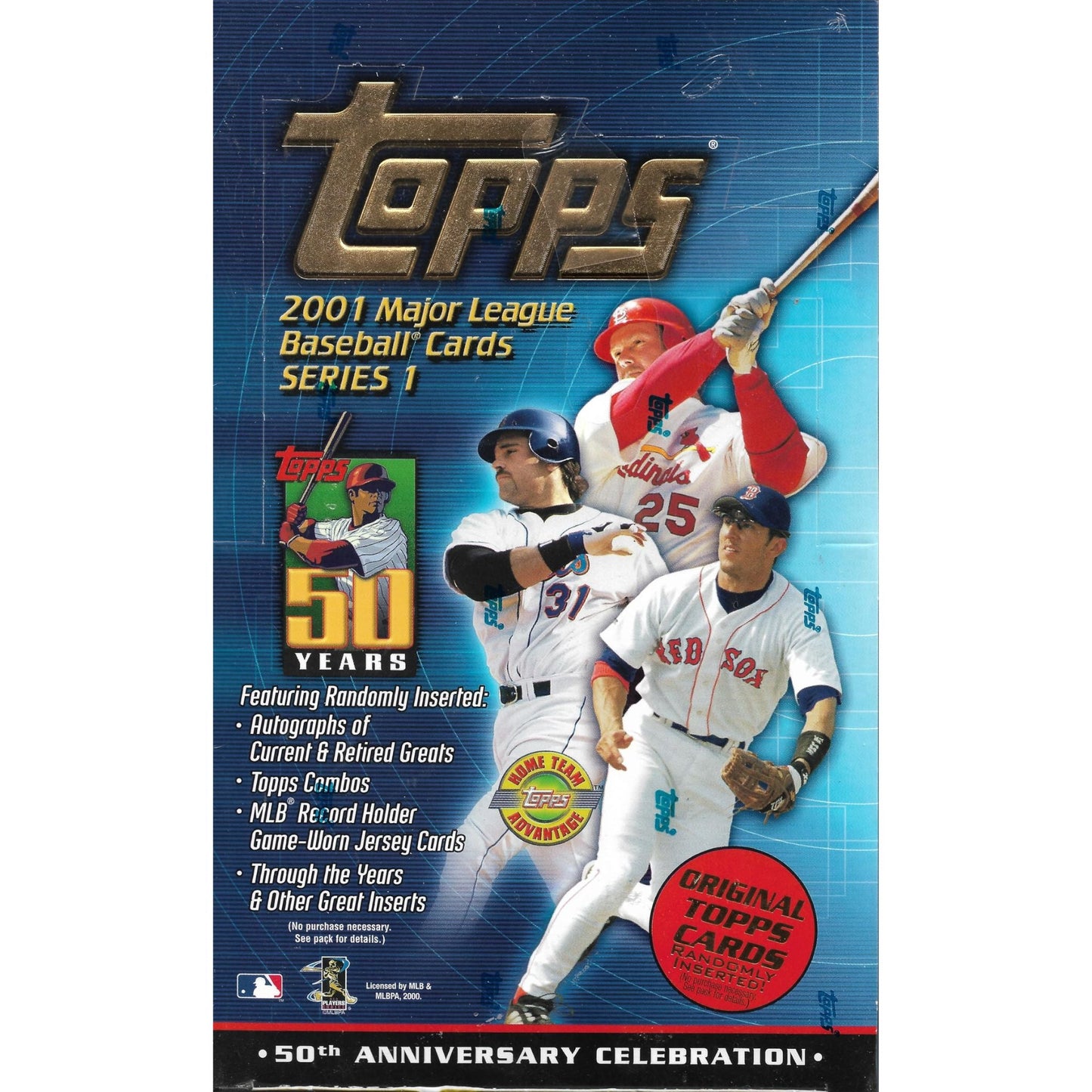 2001 Topps Series 1 Baseball Hobby Box