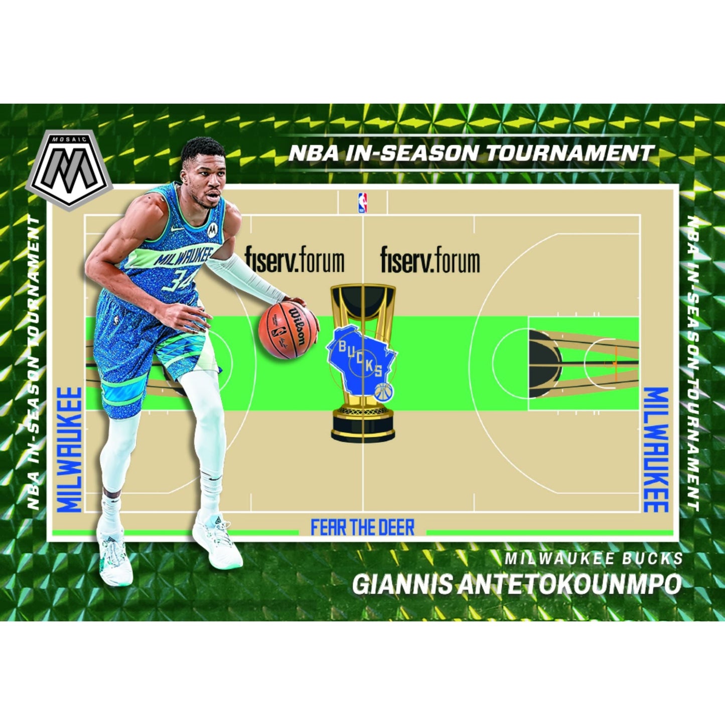 2023/24 Panini Mosaic Basketball Cards - Giannis Antetokounmpo