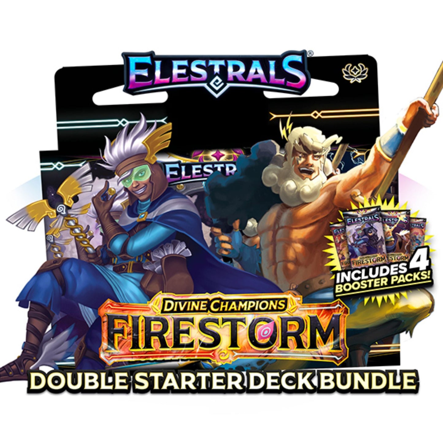 Elestrals Firestorm Double Starter Deck Bundle Hermes vs. Zeus (Presell)