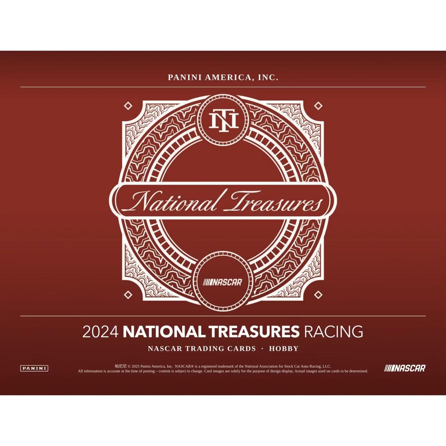 2024 Panini National Treasures Racing Hobby Box (Presell)