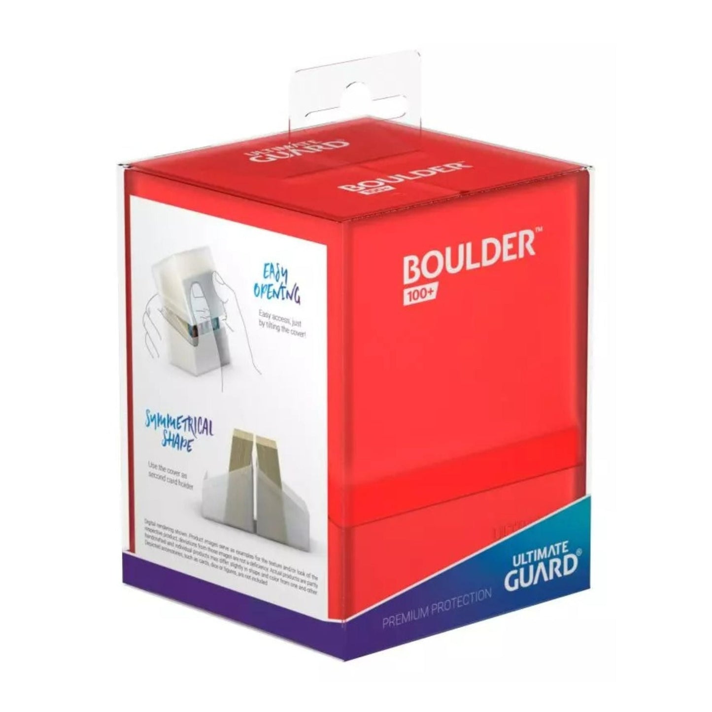Ultimate Guard Boulder Deck Case 100+ Ruby
