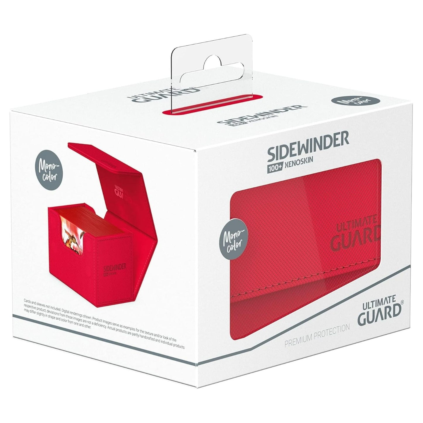 Ultimate Guard Sidewinder 100+ Monocolor Red