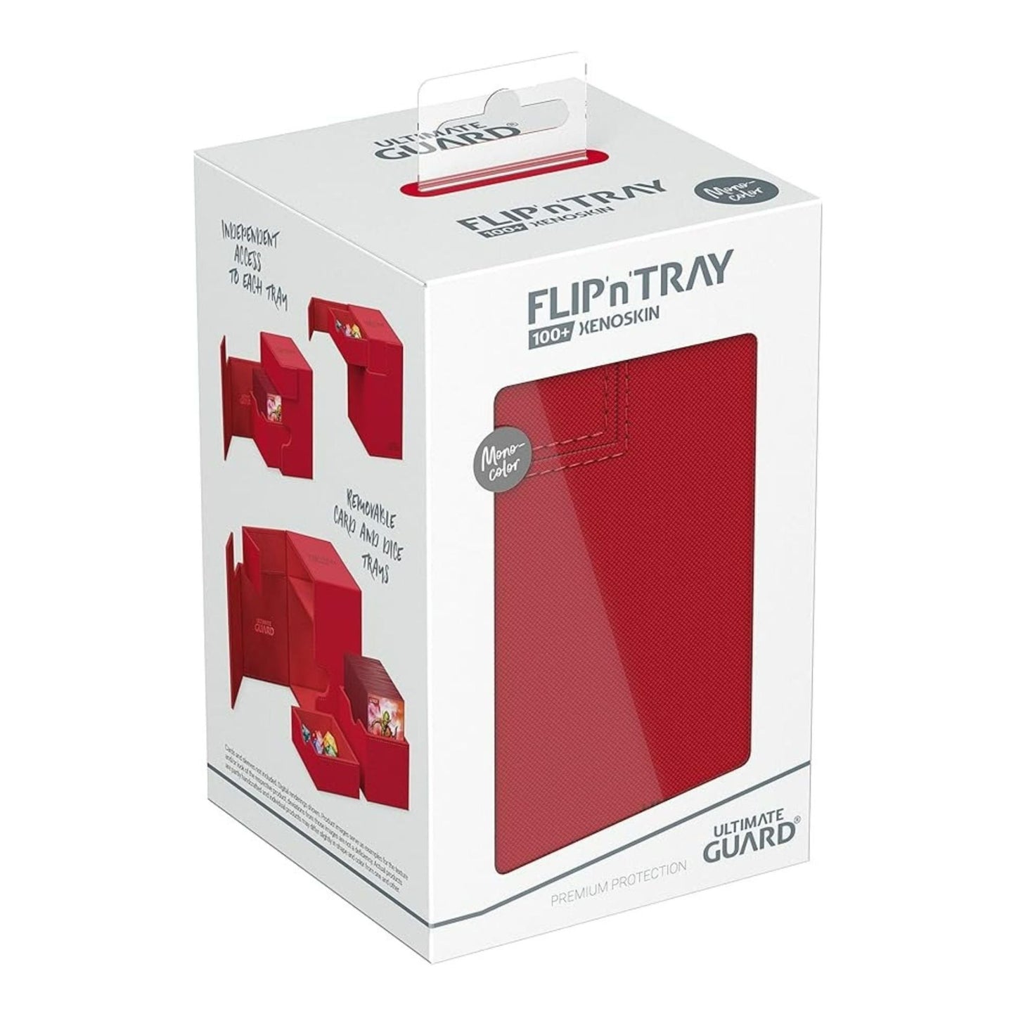 Ultimate Guard Flip n Tray 100+ Monocolor Red