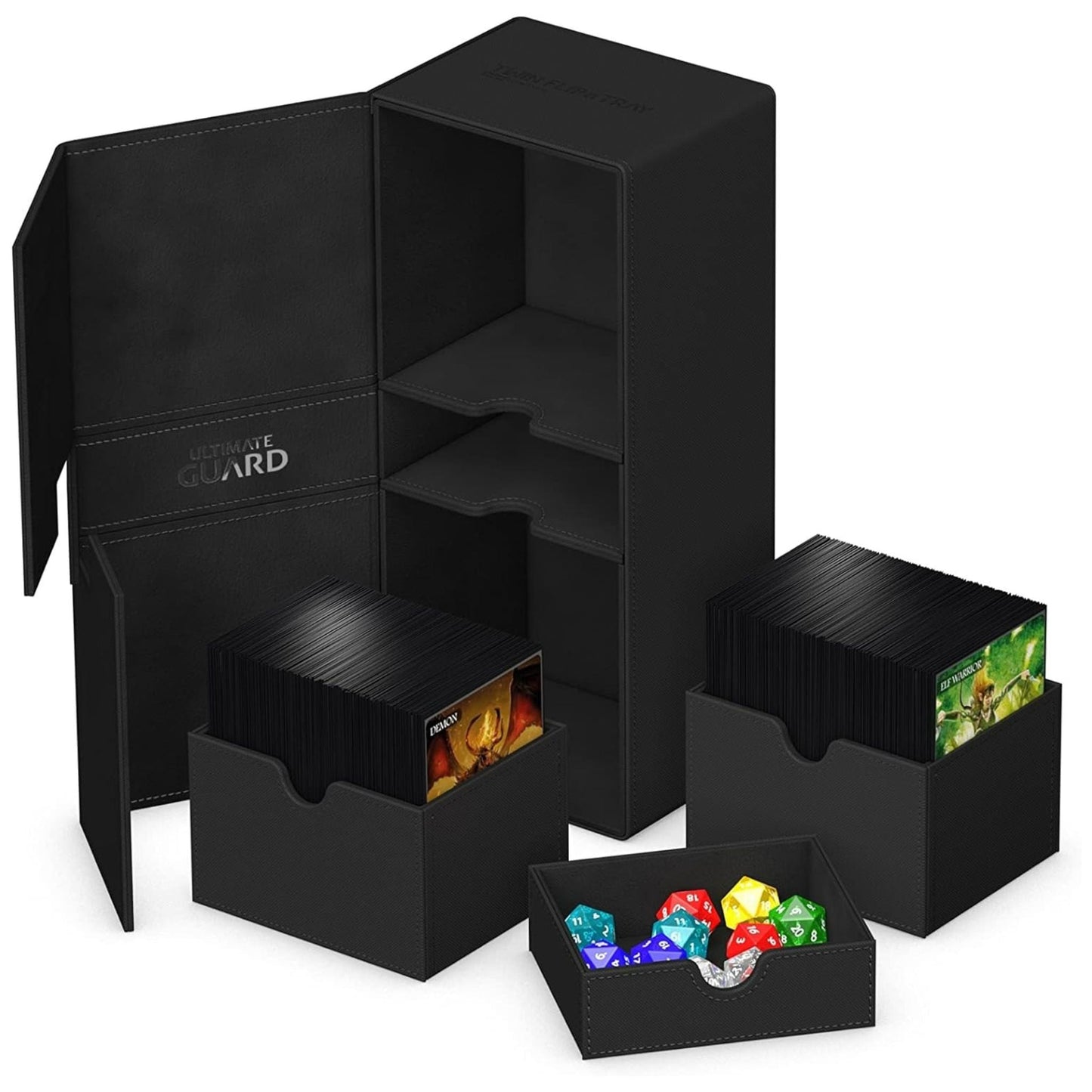 Ultimate Guard Twin Flip n Tray 266+ Black