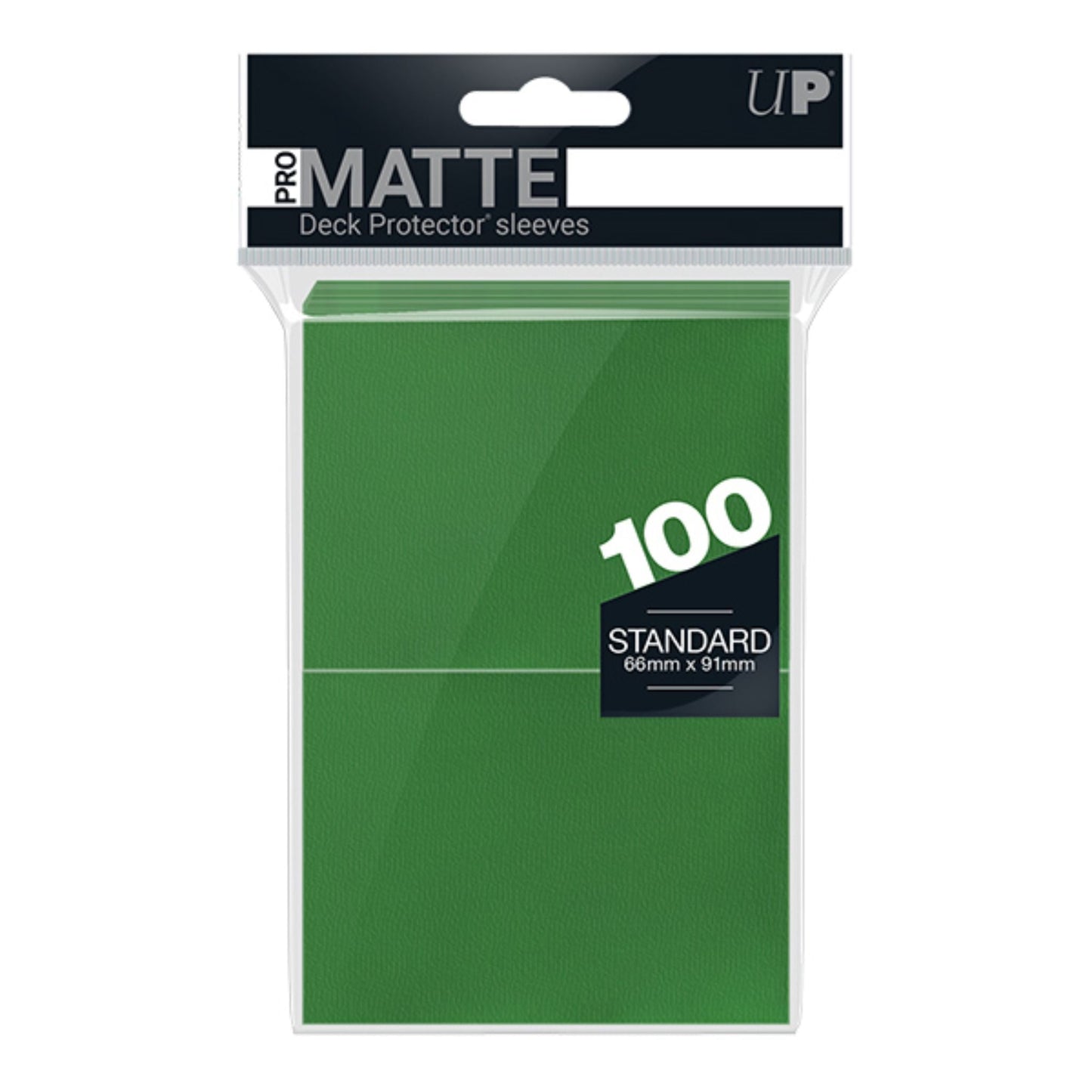 Ultra Pro Matte Solid Green Deck Protectors