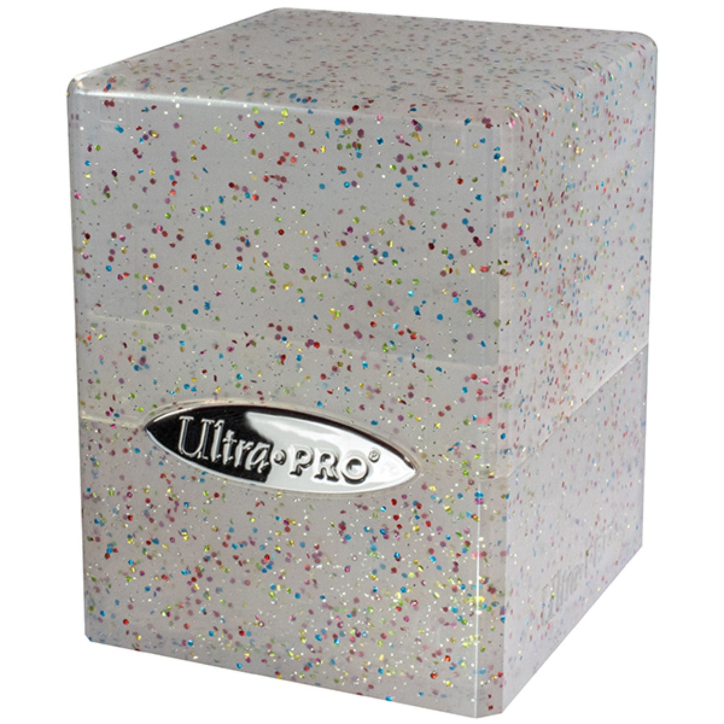 Ultra Pro Satin Cube 100+ Glitter Deckbox (Clear)
