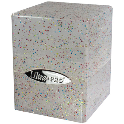 Ultra Pro Satin Cube 100+ Glitter Deckbox (Clear)