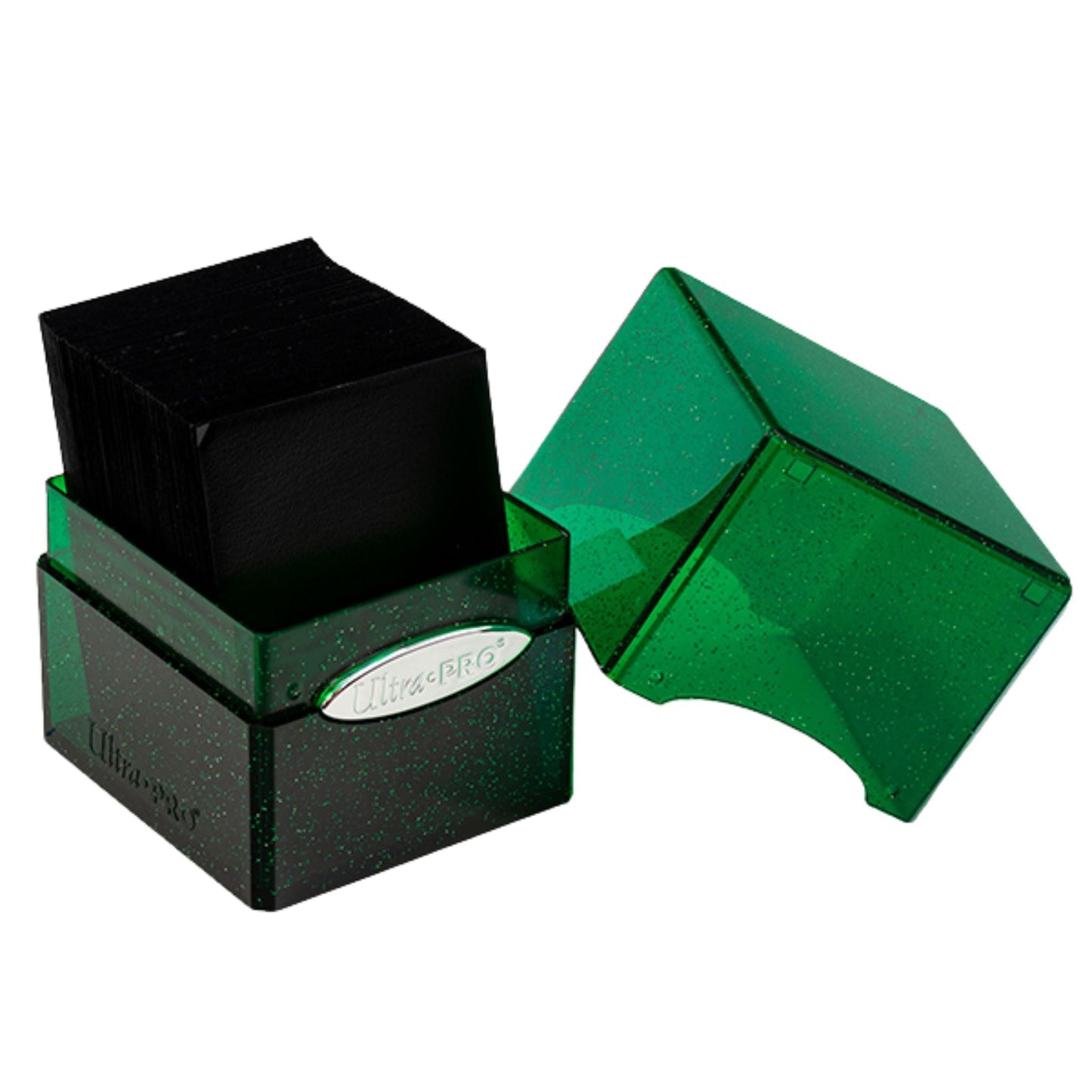 Ultra Pro Satin Cube 100+ Glitter Deckbox (Green)