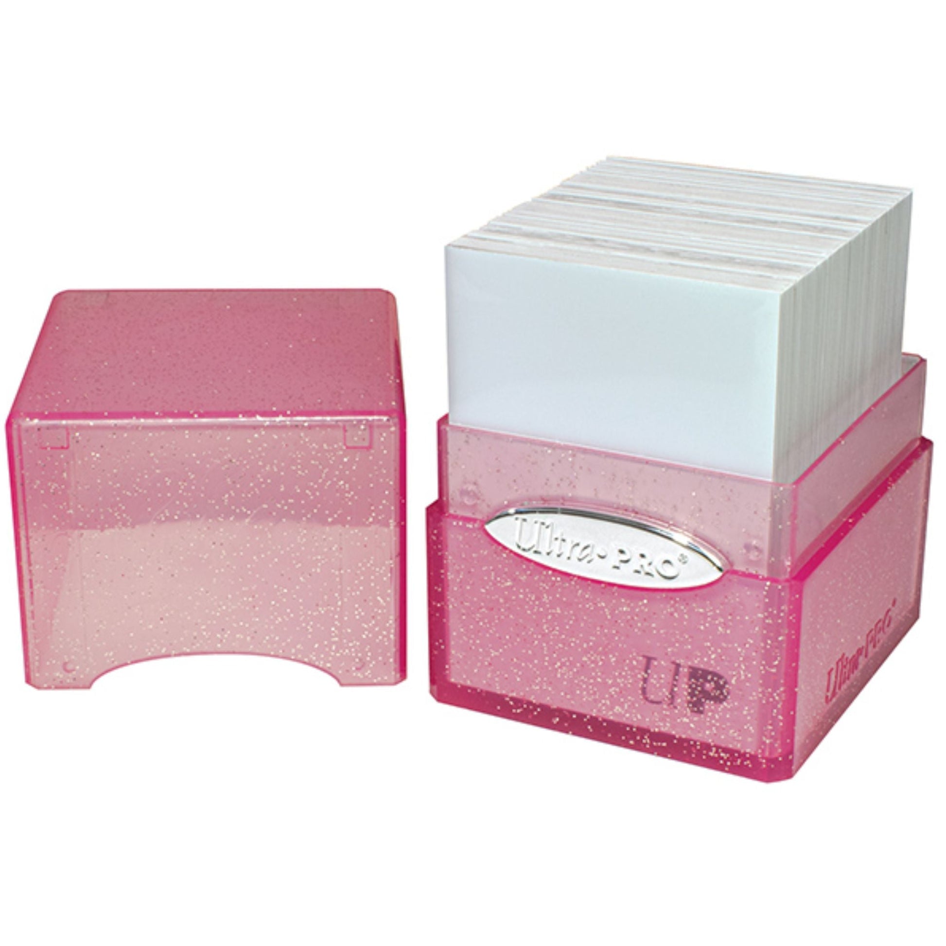 Ultra Pro Satin Cube 100+ Glitter Deckbox (Pink)
