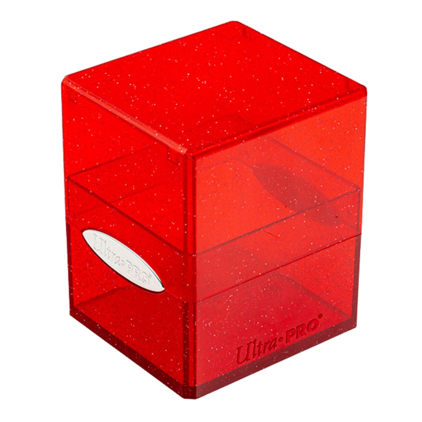 Ultra Pro Satin Cube 100+ Glitter Deckbox (Red)