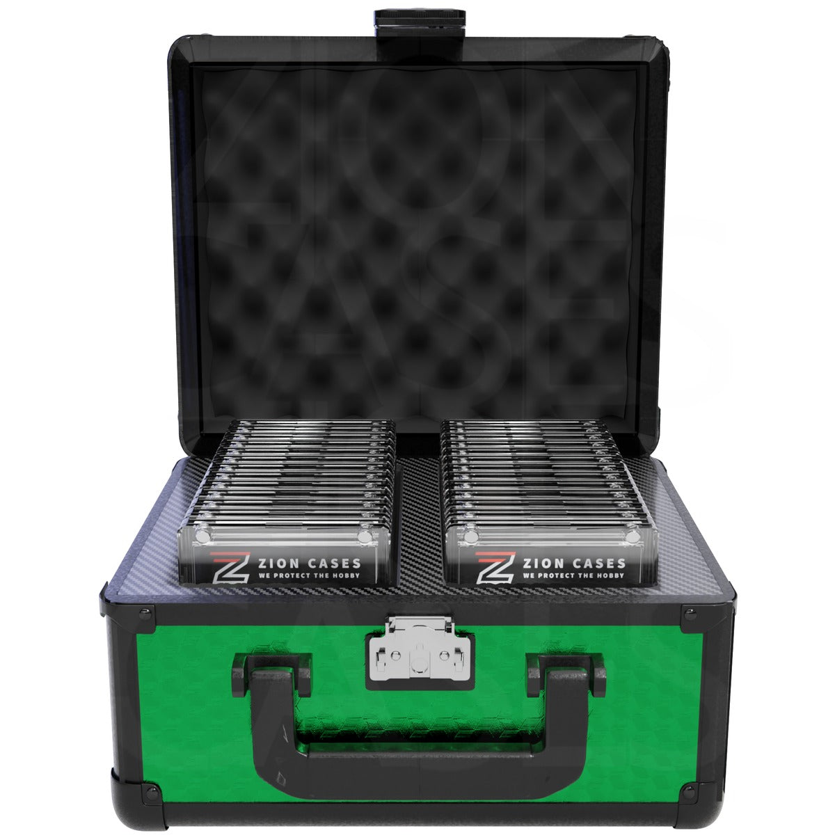 Zion Slab Case 2 Row (Cubed Green)