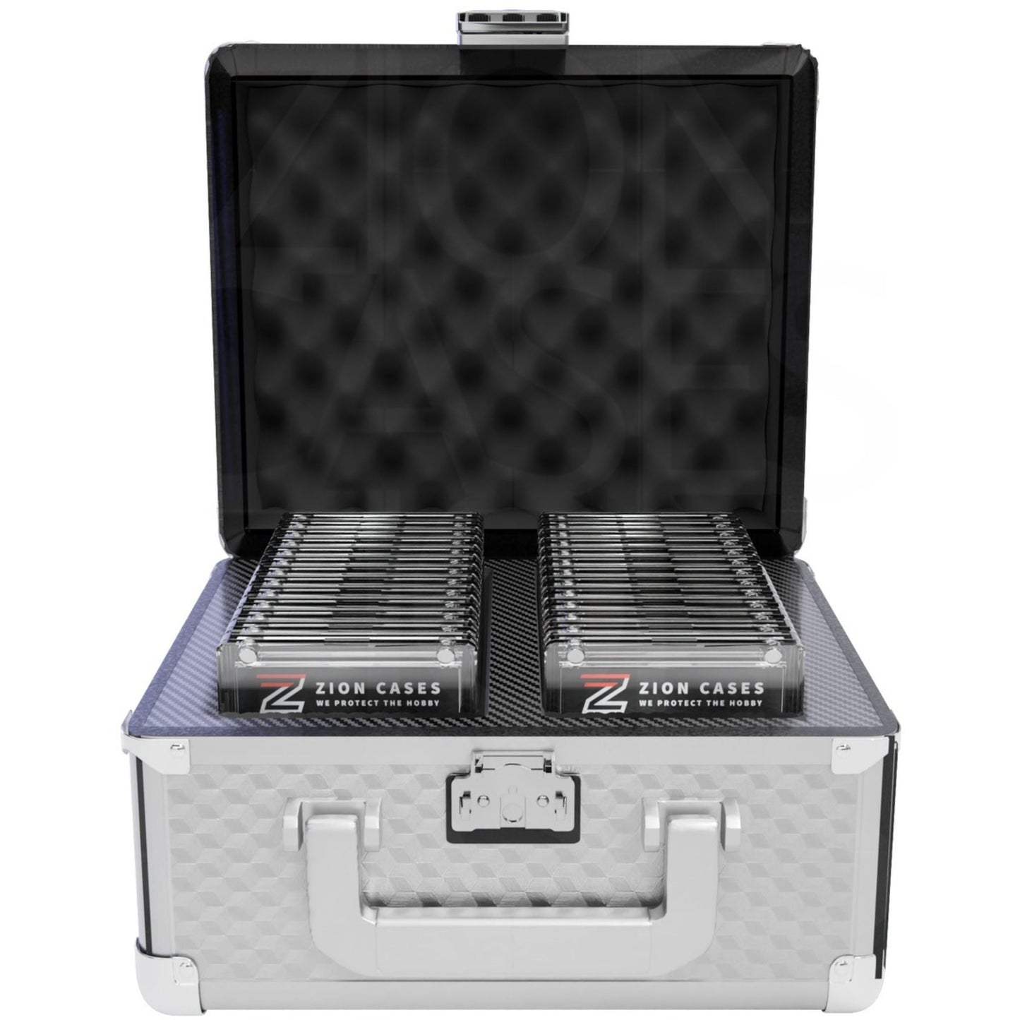 Zion Slab Case 2 Row (Cubed Silver)