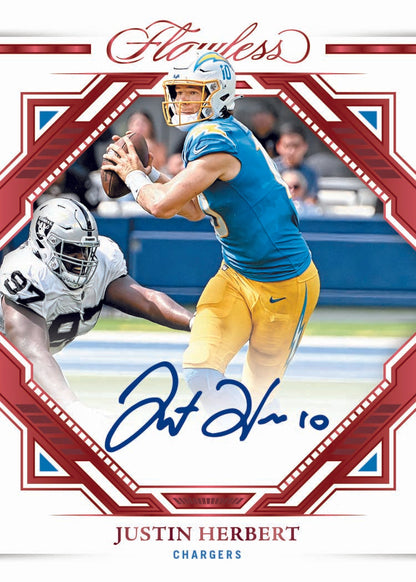2022 Panini Flawless Football Hobby Box-Justin_Herbert
