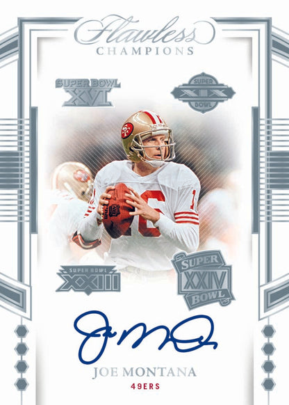 2022 Panini Flawless Football Hobby Box-Joe_Montana