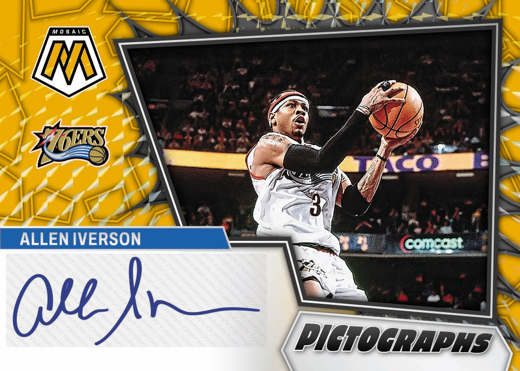 2022/23 Panini Mosaic Basketball Hobby Box-Allen_Iverson