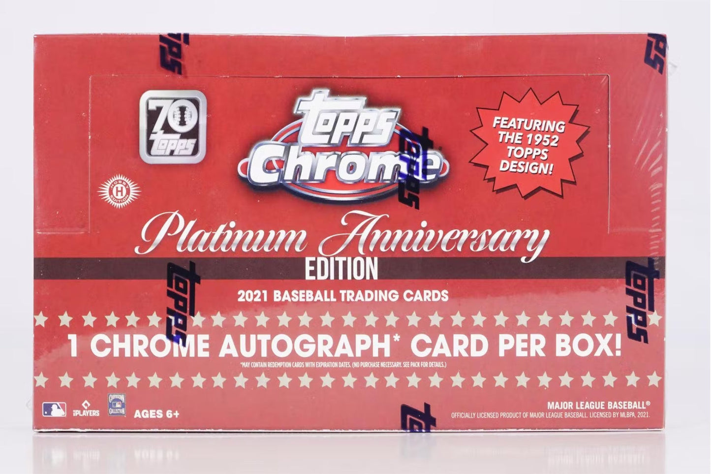 2021 Topps Chrome Platinum Anniversary Baseball Box