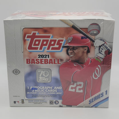 2021 Topps Series 1 Hobby Jumbo Baseball Box