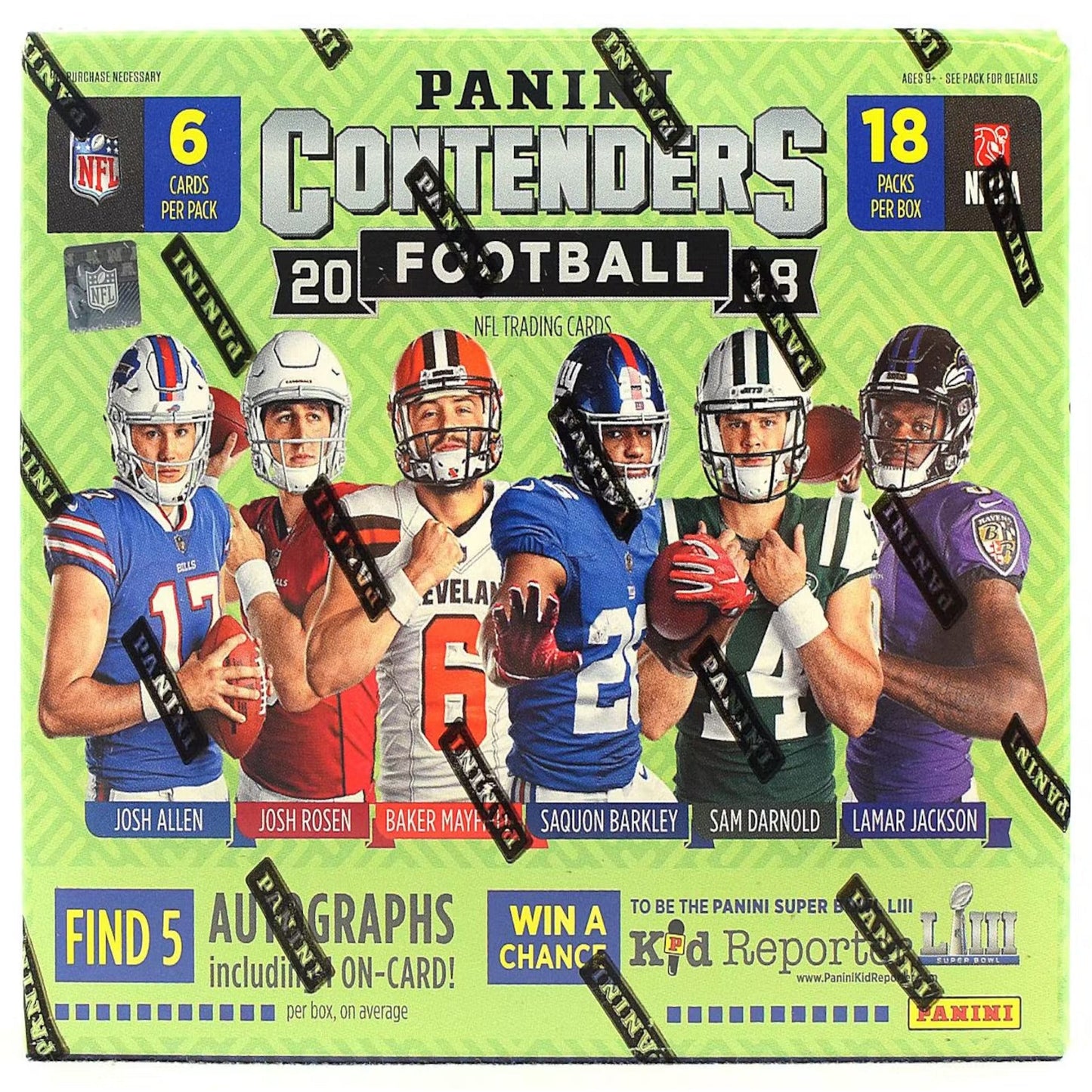 2018 Panini Contenders Football Box