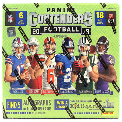 2018 Panini Contenders Football Box