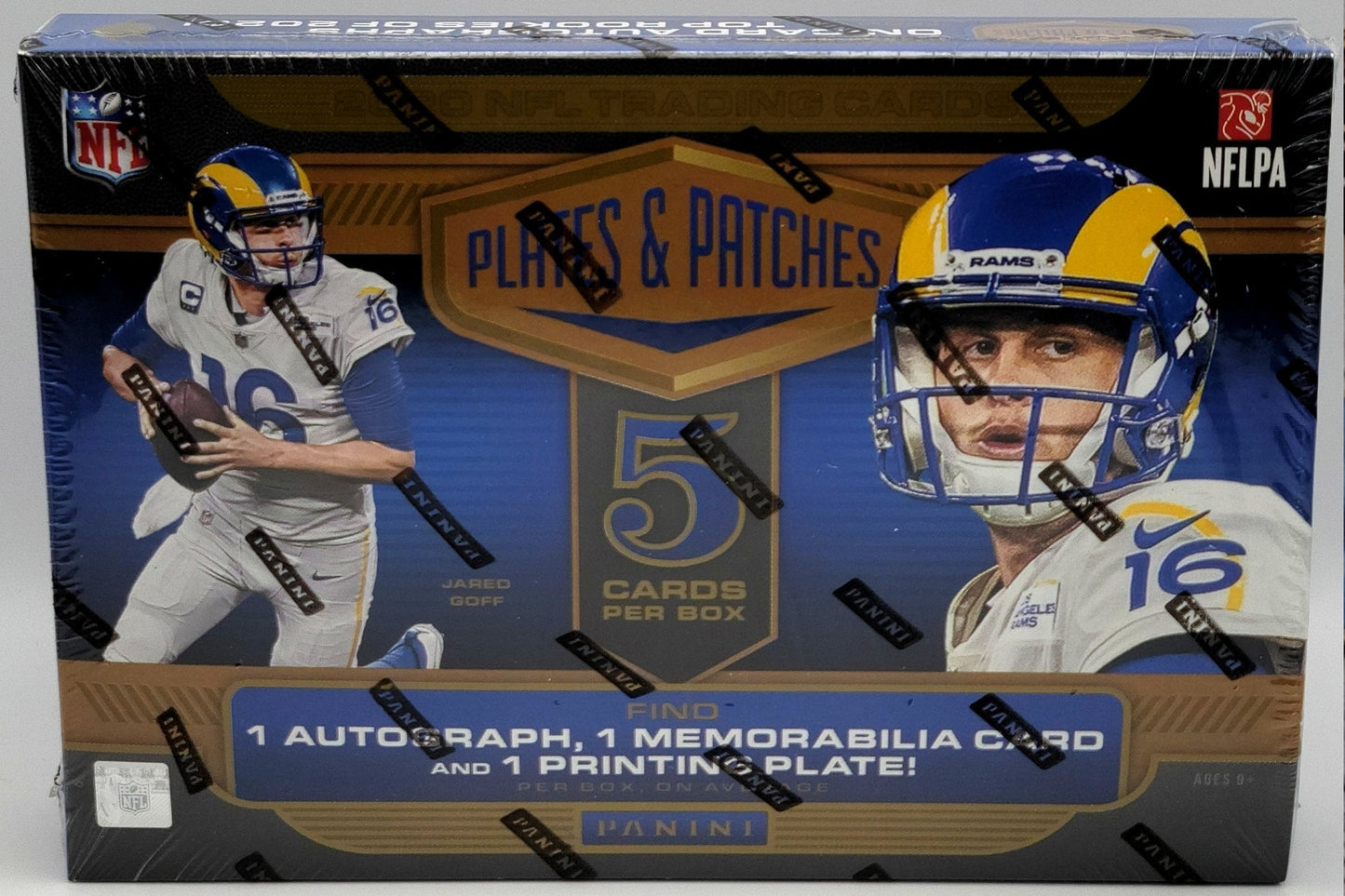 2020 Panini Plates Patches Football Box